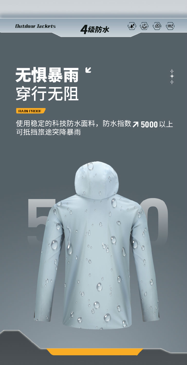 高端中长冲锋衣 26679/26680 图5 高端中长冲锋衣 26679/26680 图5