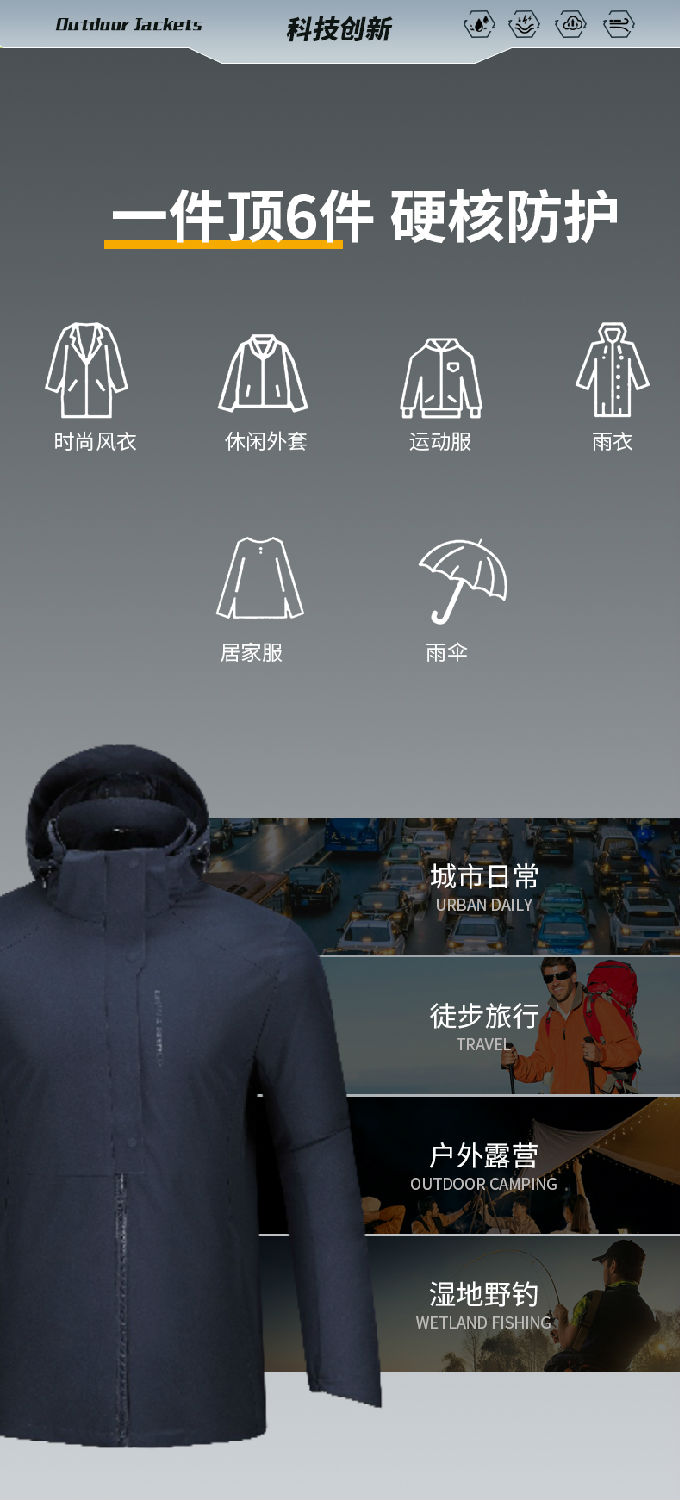 益达冲锋衣 26683/26684 图4